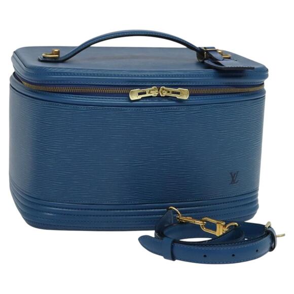 LOUIS VUITTON Epi Nice Hand Bag Toledo Blue M48015 - Picture 1 of 16